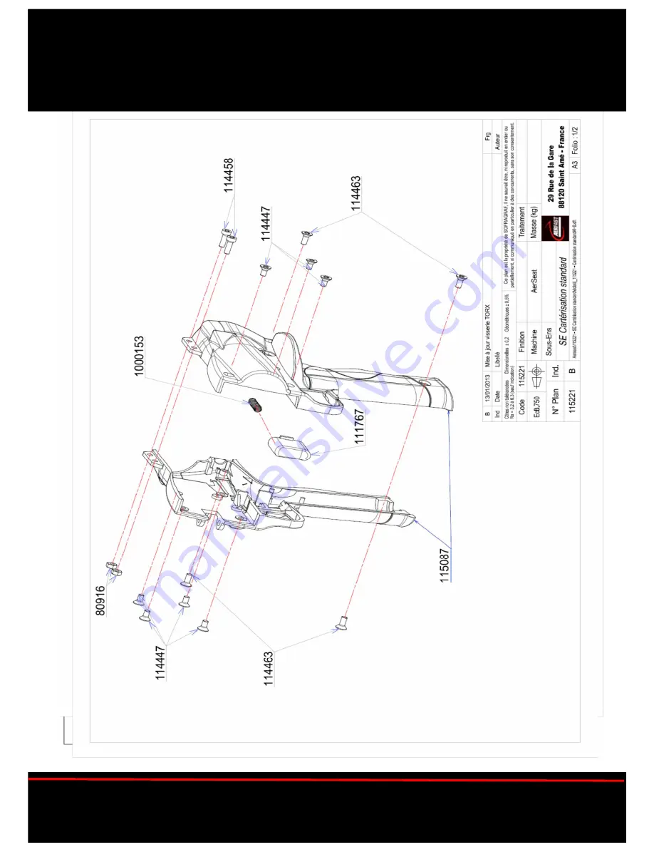 Aerfast AERSEAT Technical Instruction Manual Download Page 32