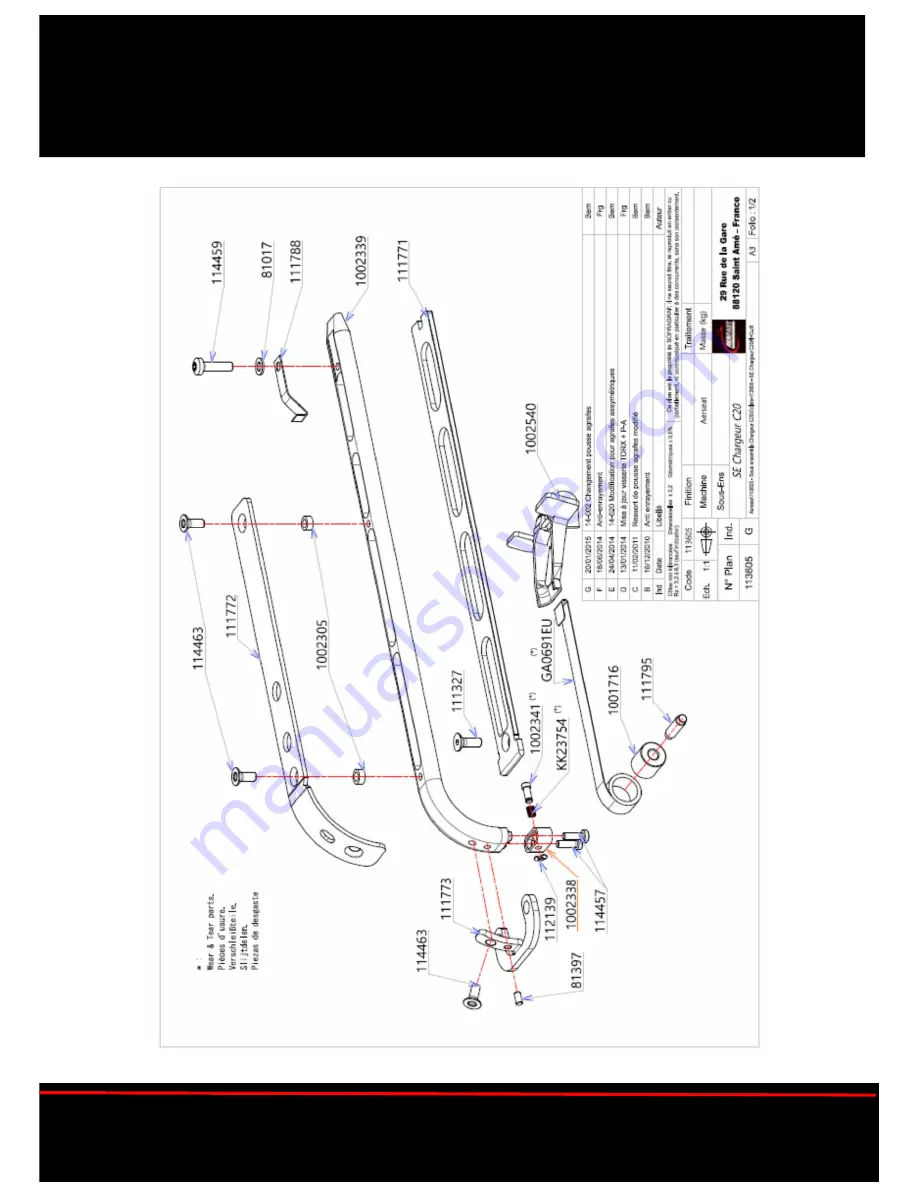 Aerfast AERSEAT Technical Instruction Manual Download Page 38