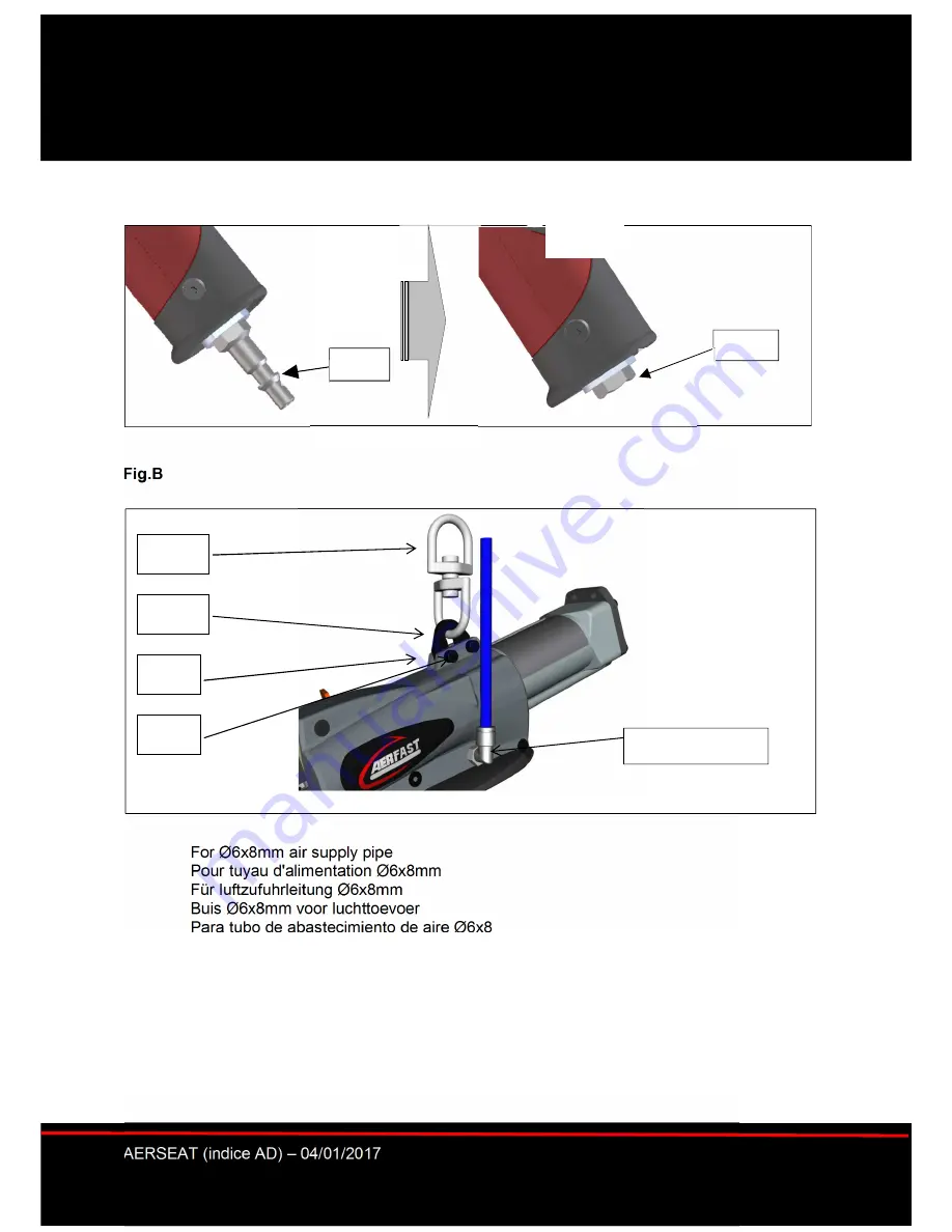 Aerfast AERSEAT Technical Instruction Manual Download Page 42