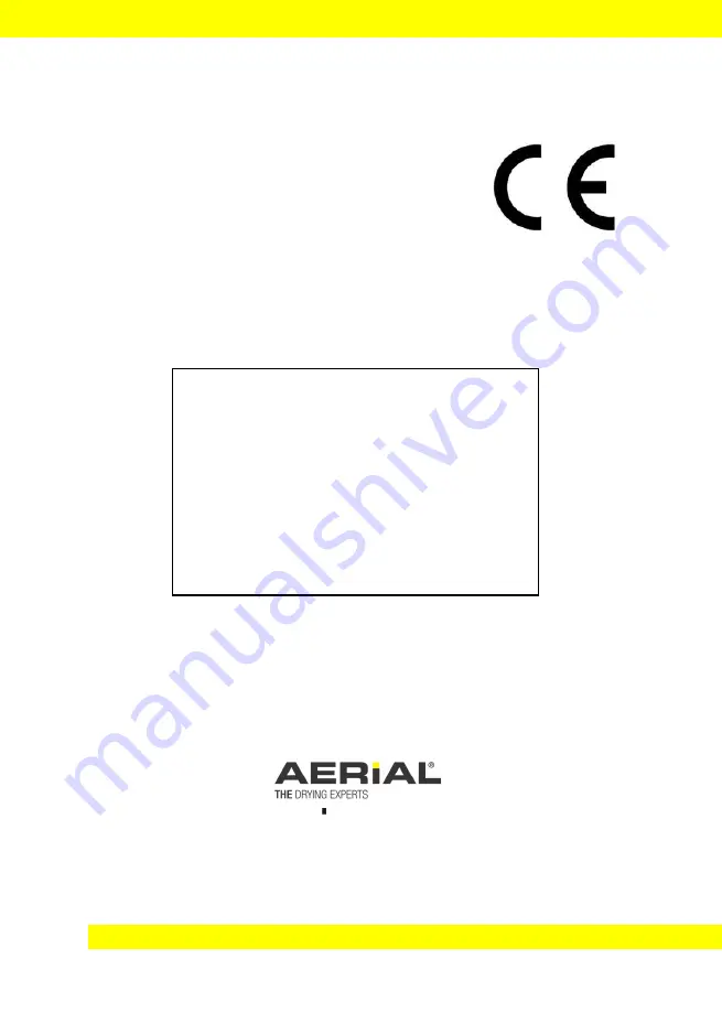 Aerial Aerocube VT2 Series Instruction Manual Download Page 20