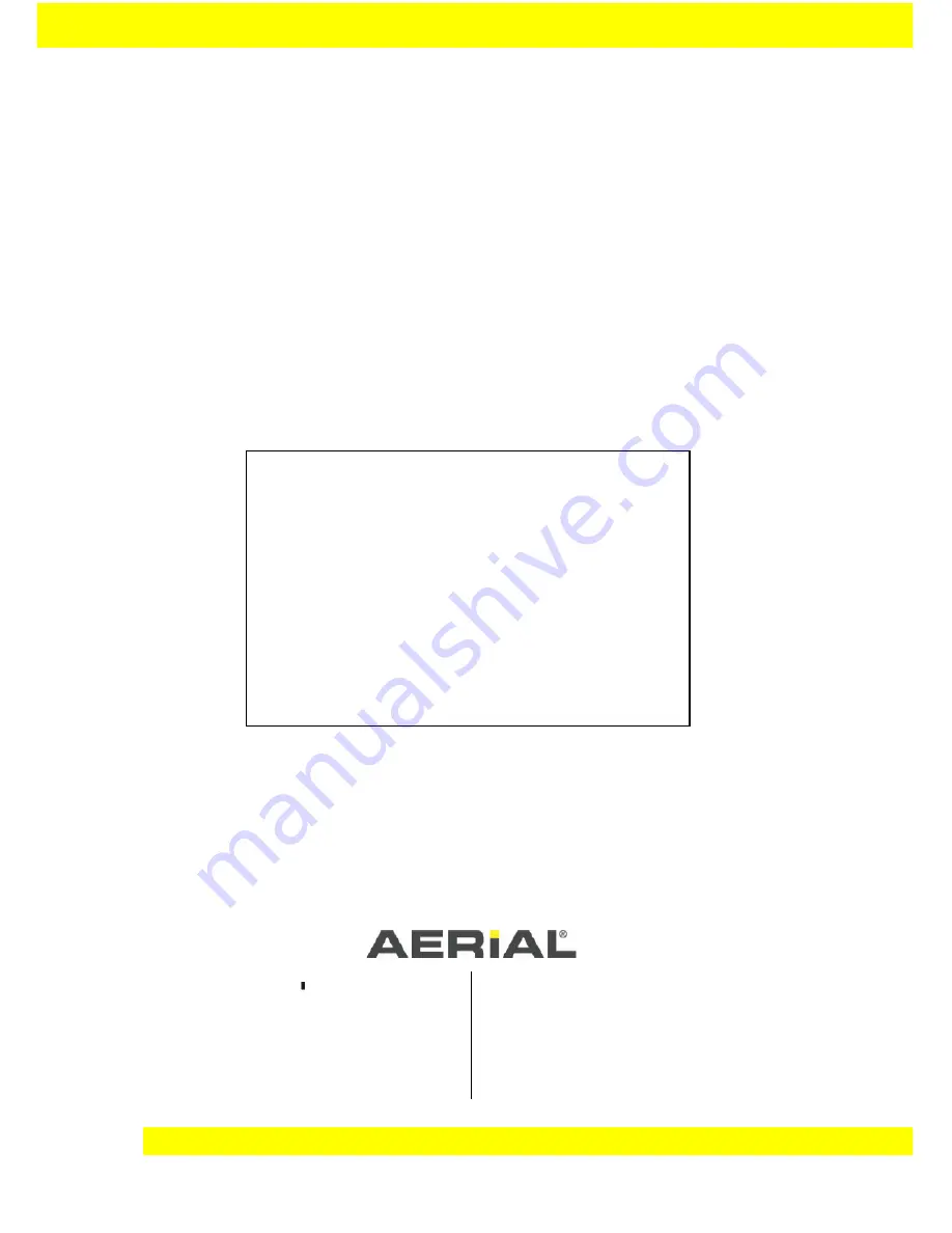 Aerial HF2 Series Instruction Manual Download Page 17