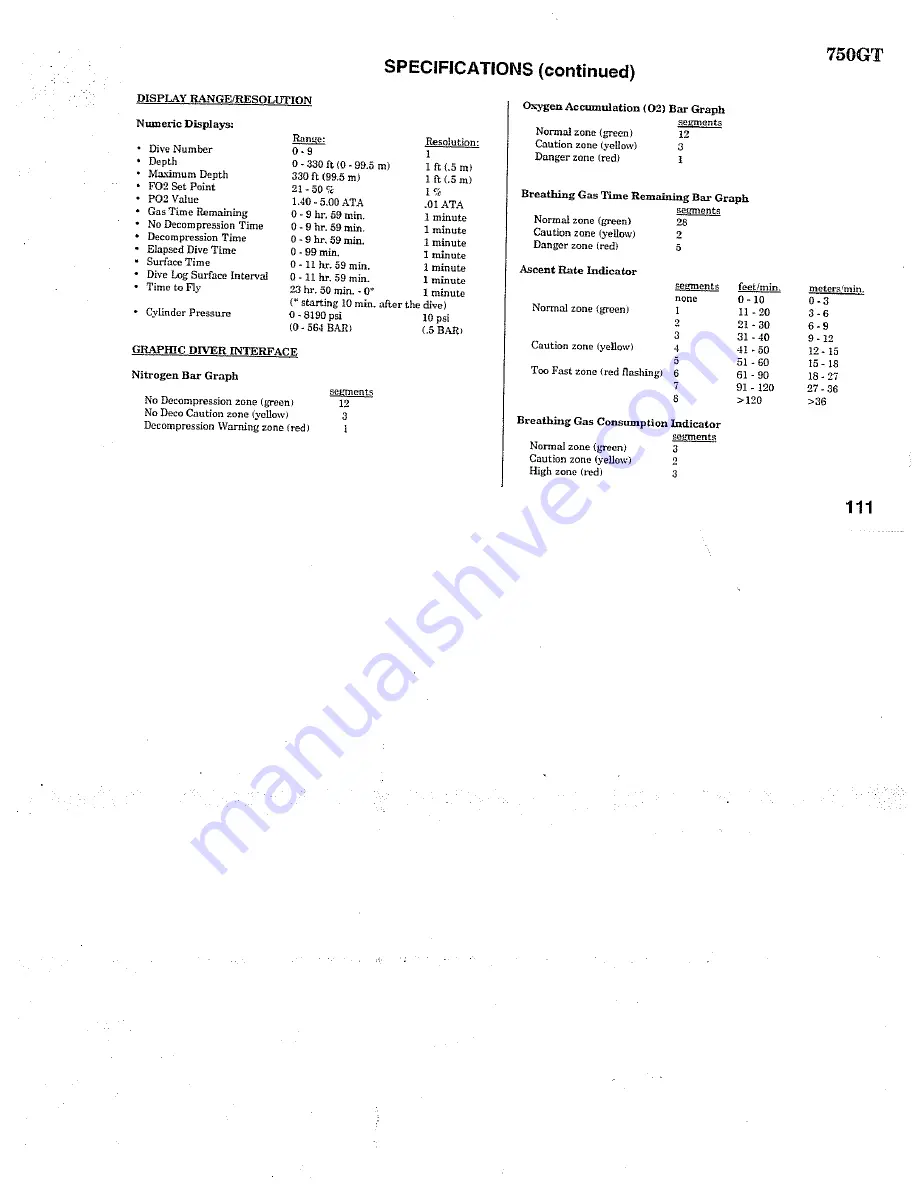 Aeris 750GT Owner'S Manual Download Page 119