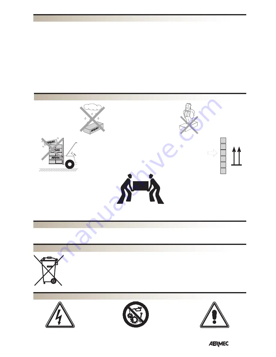 AERMEC CWXR407C Technical And Installation Manual Download Page 33