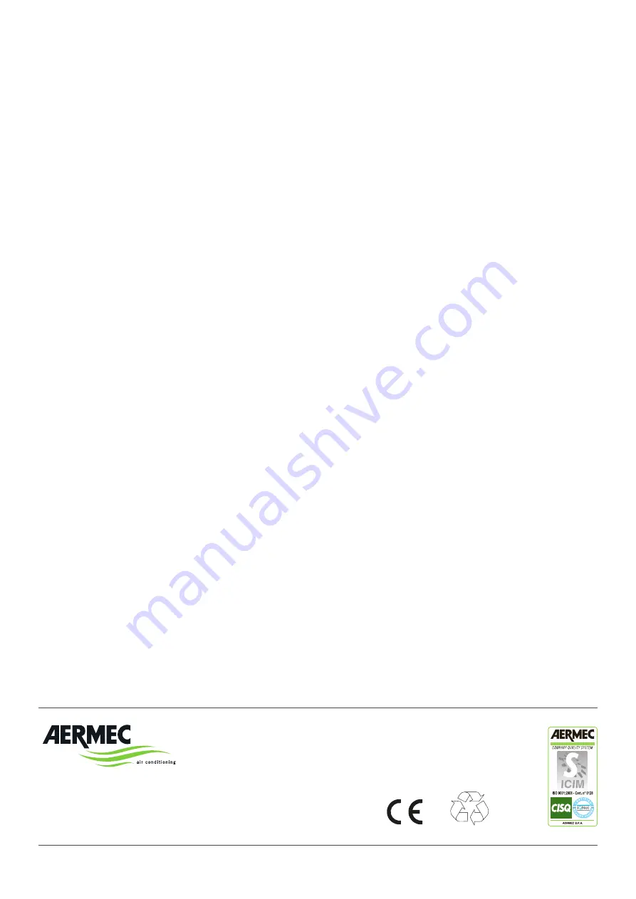 AERMEC NRL 0280 Installation Manual Download Page 56