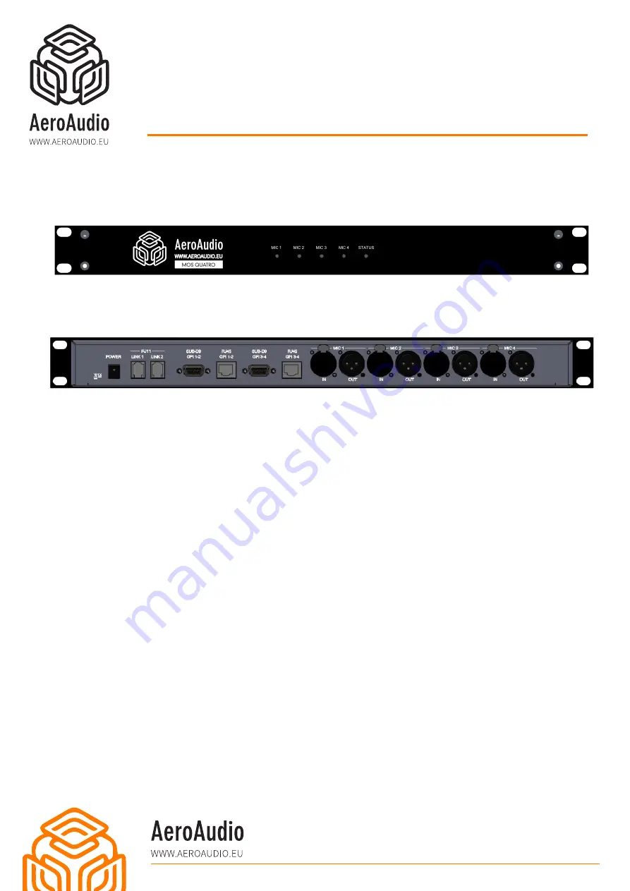 AeroAudio MOS Quatro Manual Download Page 1