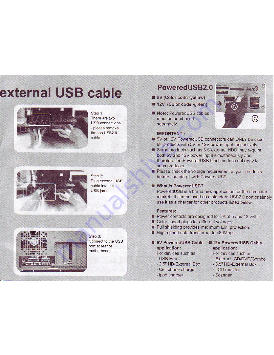 Aerocool PowerPanel Manual Download Page 3