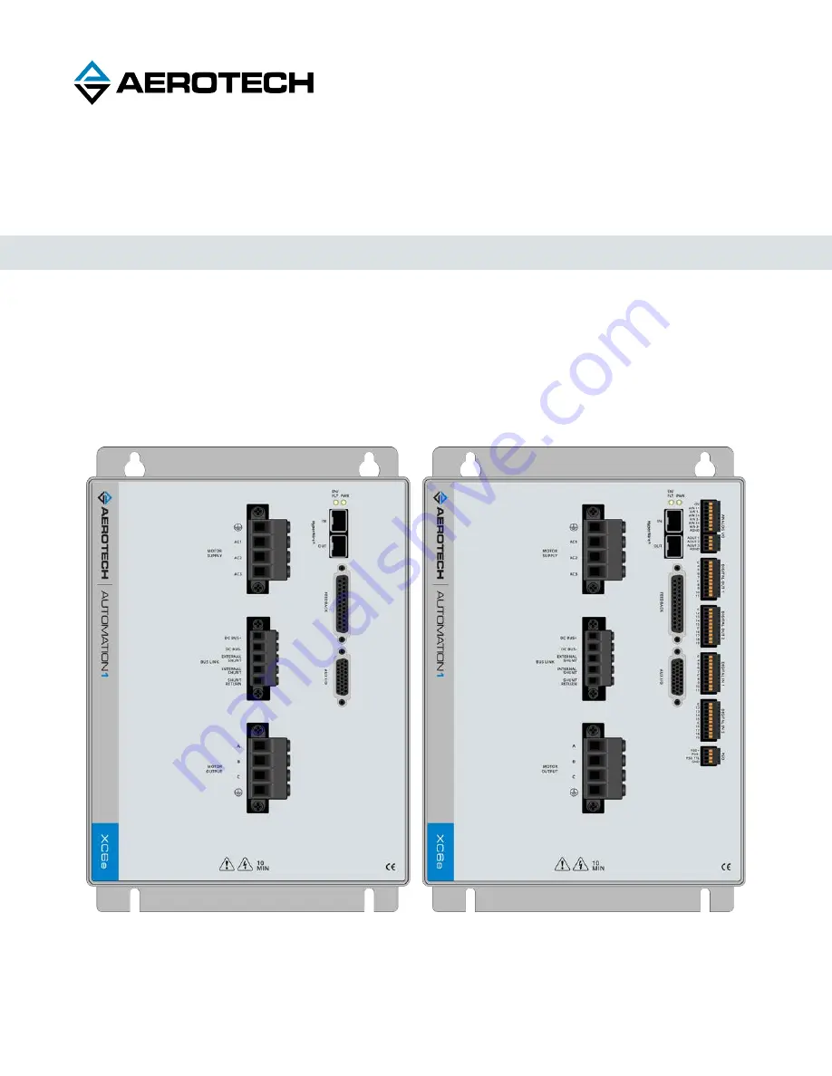 Aerotech Automation1 XC6e Series Hardware Manual Download Page 1