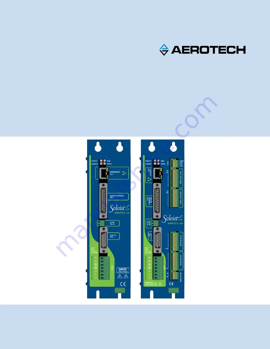 Aerotech Soloist CP 10 Hardware Manual Download Page 1