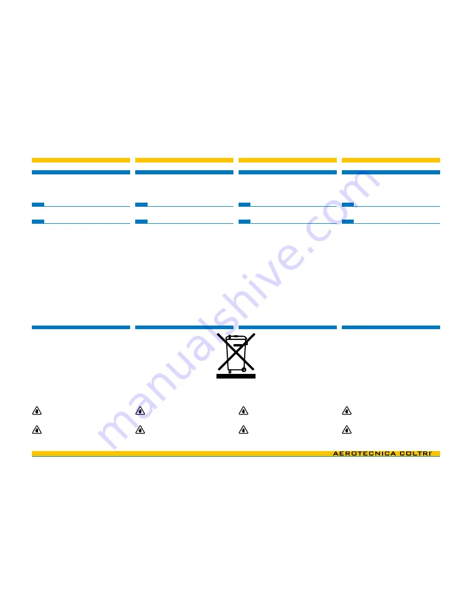 AEROTECNICA COLTRI MCH 13-16/DL Tech Tropical Use And Maintenance Manual Download Page 59