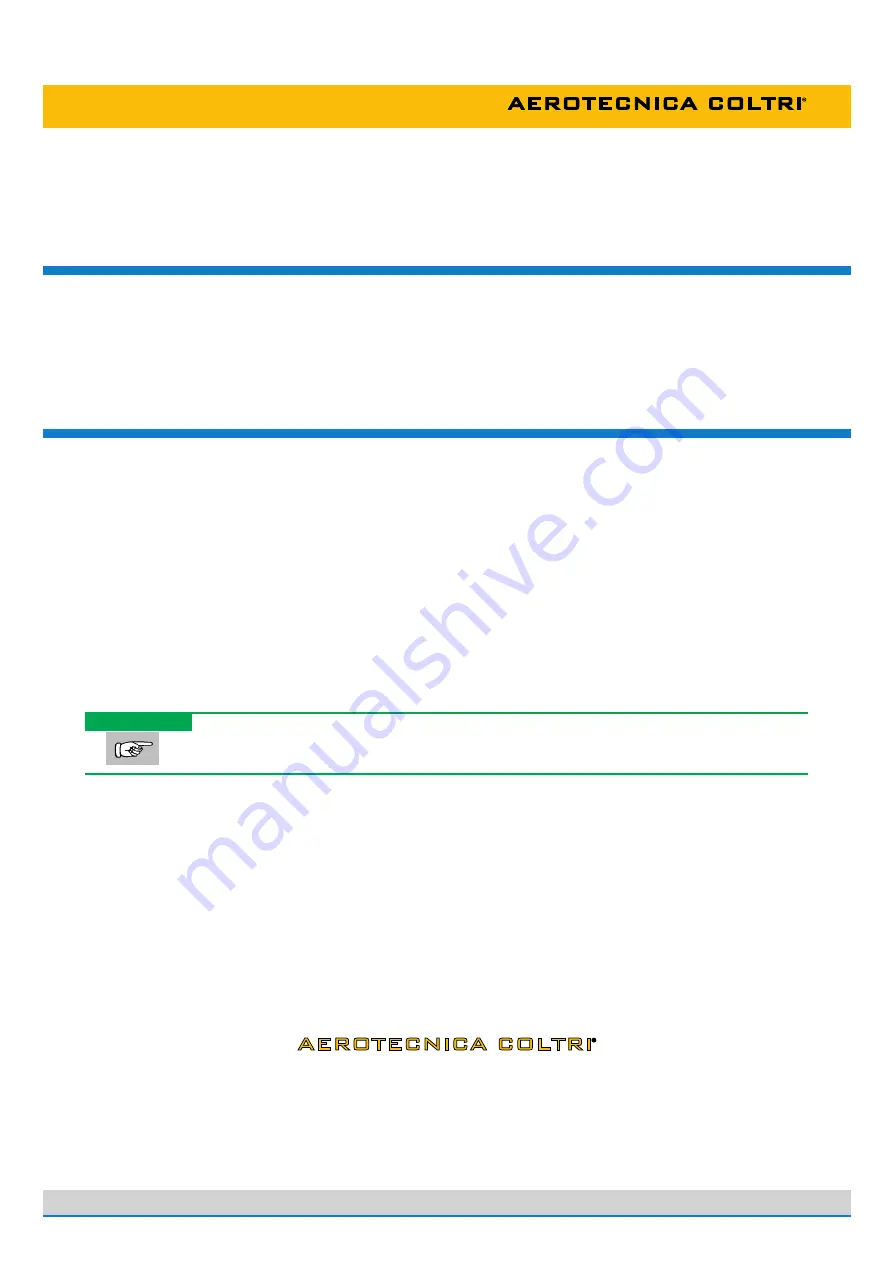 AEROTECNICA COLTRI MCH 13-16/ET Standard Скачать руководство пользователя страница 3