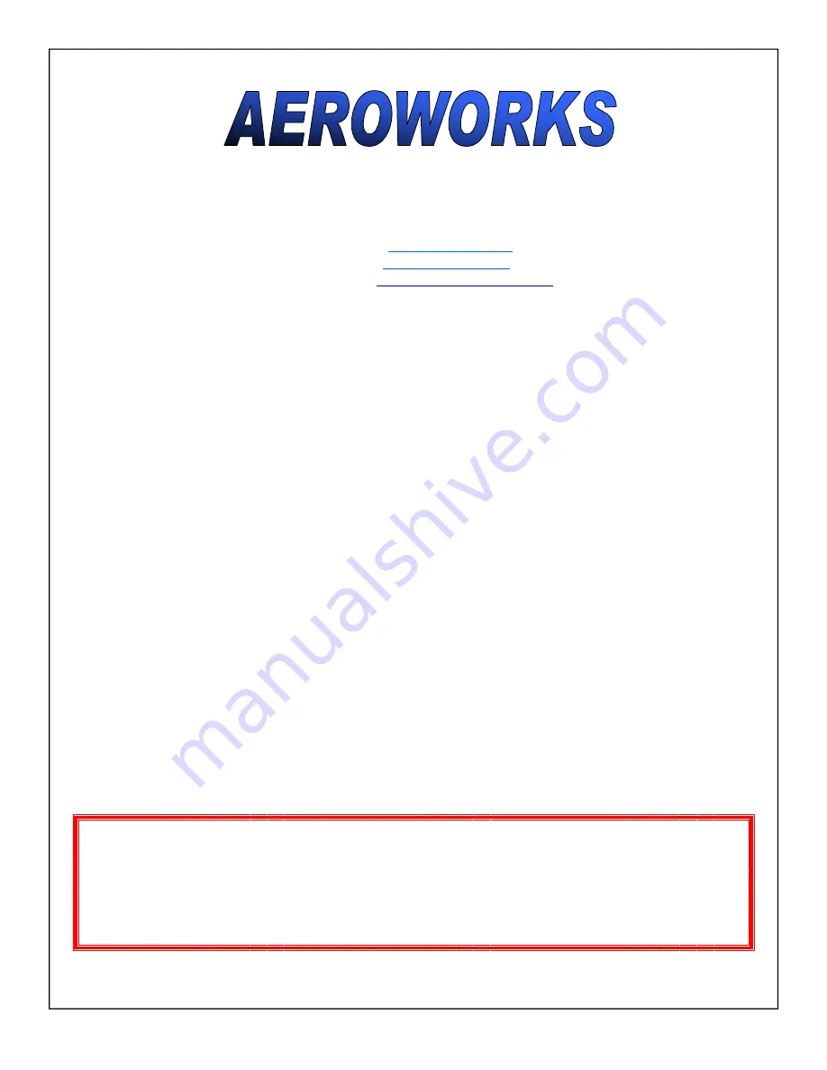 AeroWorks Sport Cub S2 ARF-QB Assembly Manual Download Page 3