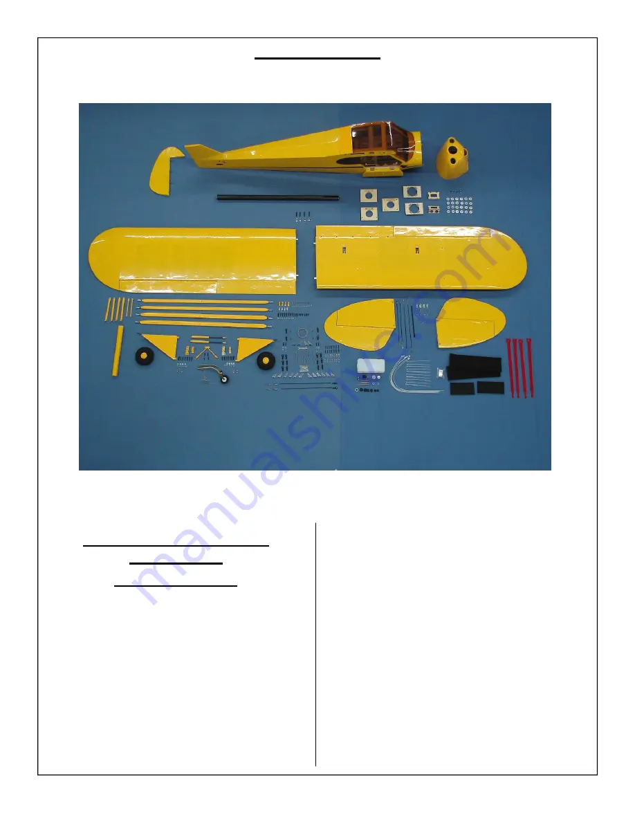 AeroWorks Sport Cub S2 ARF-QB Assembly Manual Download Page 5