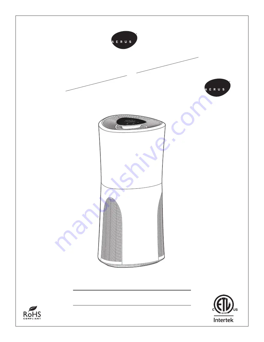 Aerus QuietPure home Instruction Manual Download Page 1