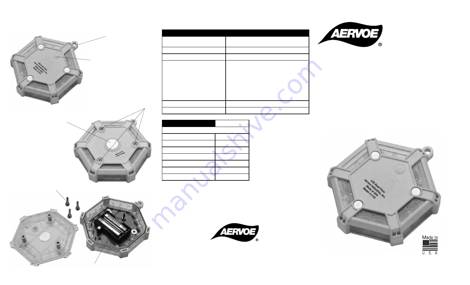 Aervoe 1146 Скачать руководство пользователя страница 2