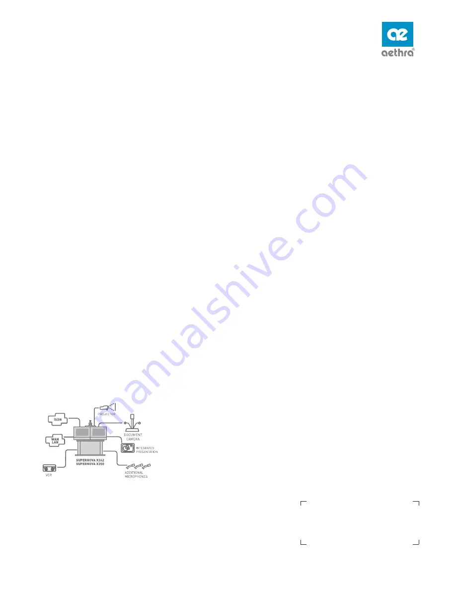 Aethra SUPERNOVA X242 Technical Specifications Download Page 2