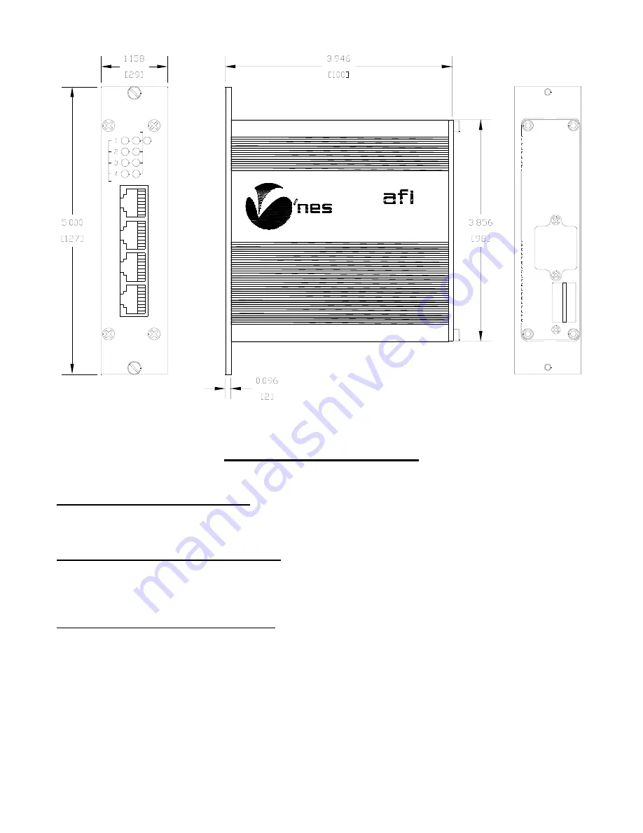 AFi MXR4-1000TX Instruction Manual Download Page 3