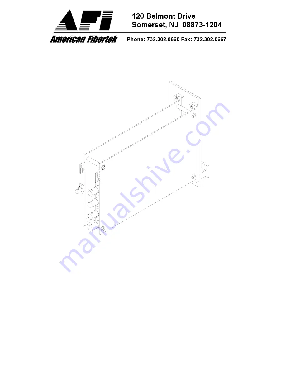 AFi RR-440C-E Instruction Manual Download Page 1