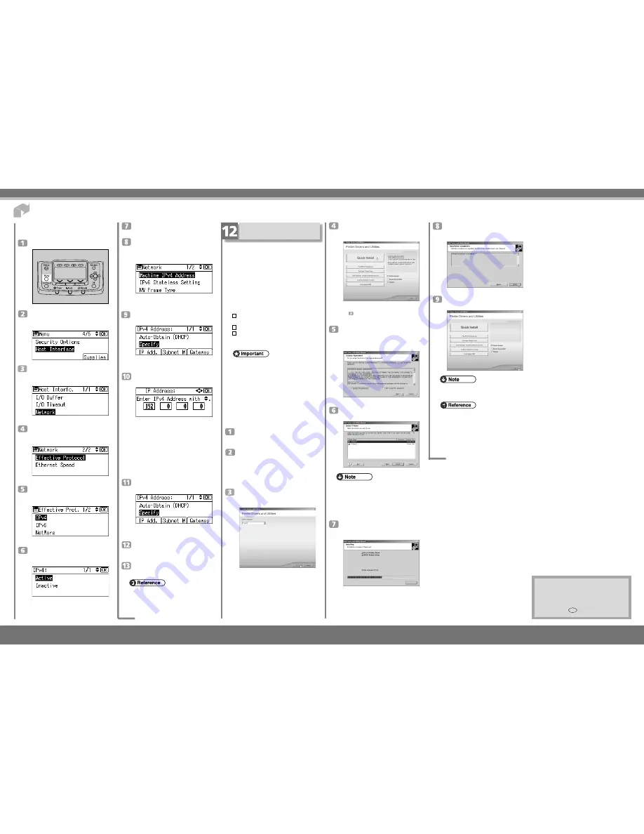 Aficio C811DN Quick Installation Manual Download Page 4