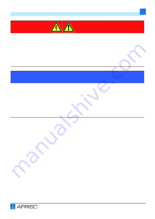 AFRISO PrimoSol 130 Series Operating Instructions Manual Download Page 17