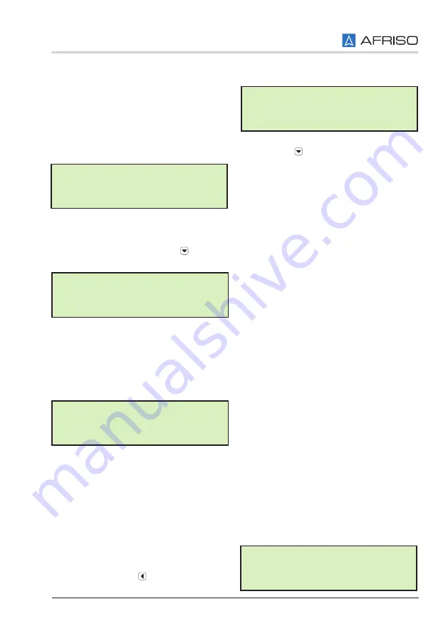 AFRISO WGA 01 D User Manual Download Page 11