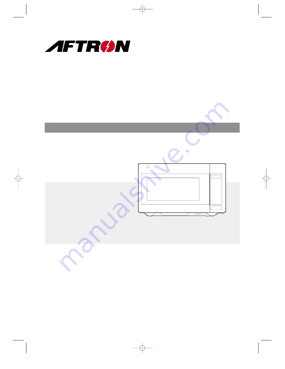 Aftron AFMW 610 Скачать руководство пользователя страница 1