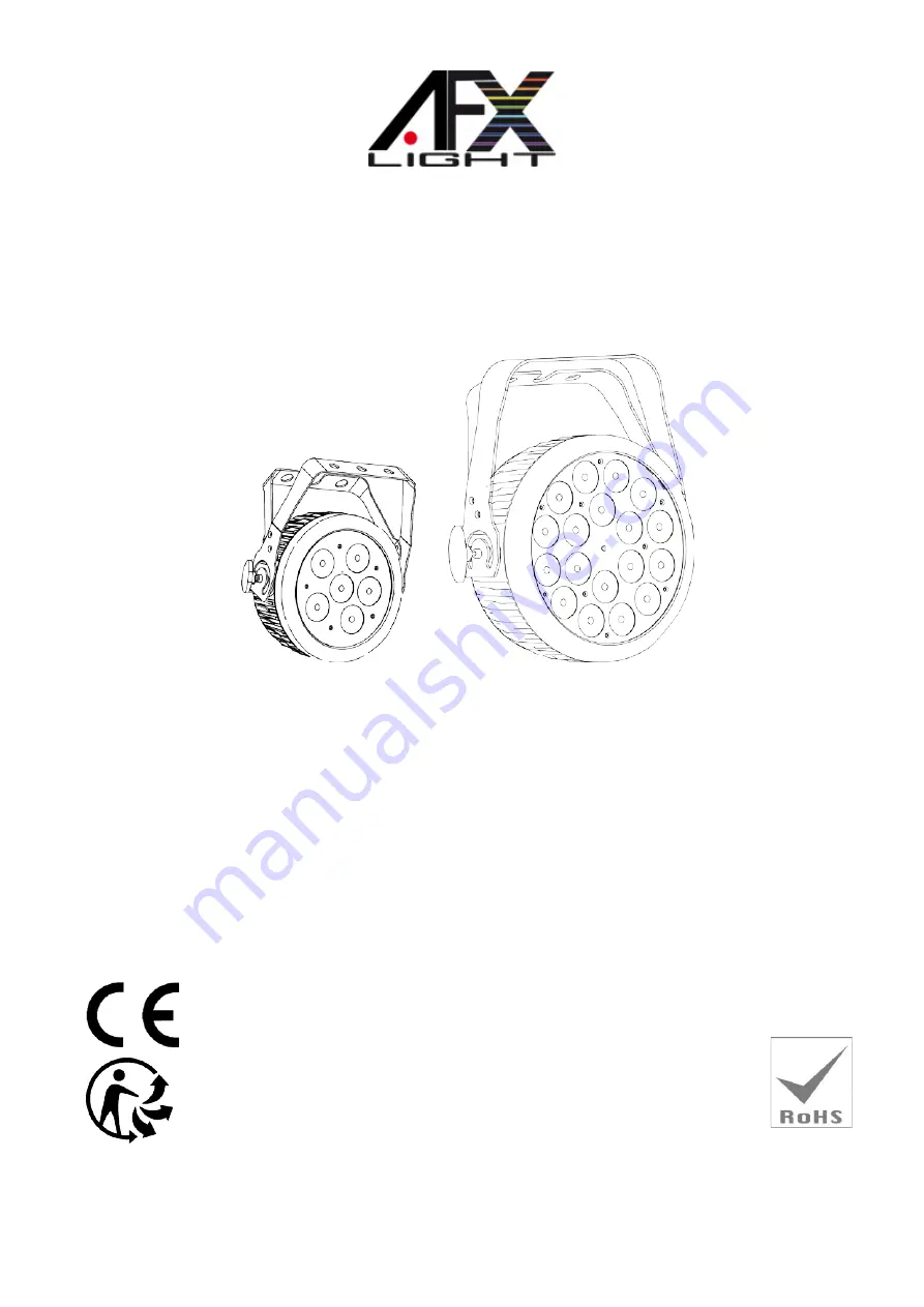 afx light 15-1655 User Manual Download Page 1