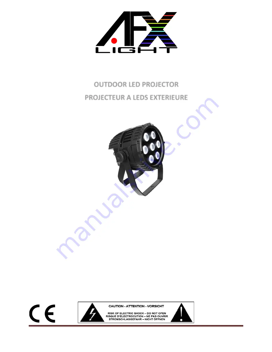 AFXlight IPAR-507 Instruction Manual Download Page 1