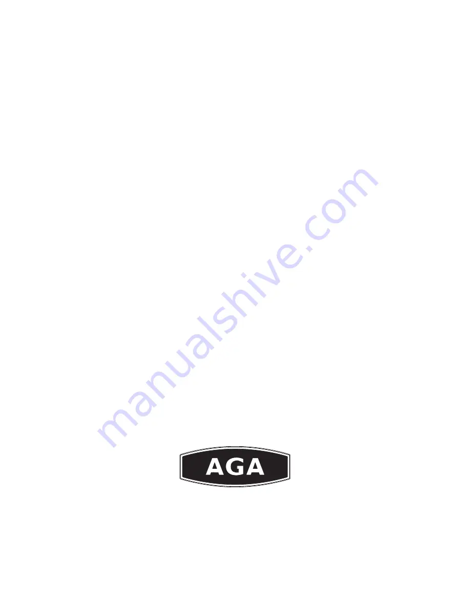 AGA OC User'S Manual & Installation Instructions Download Page 32