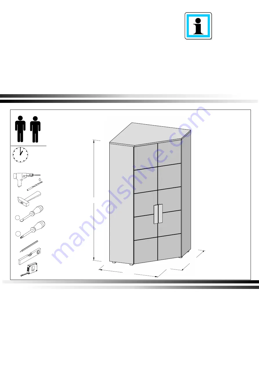 Agata Meble LBLS89 Assembly Instructions Manual Download Page 1