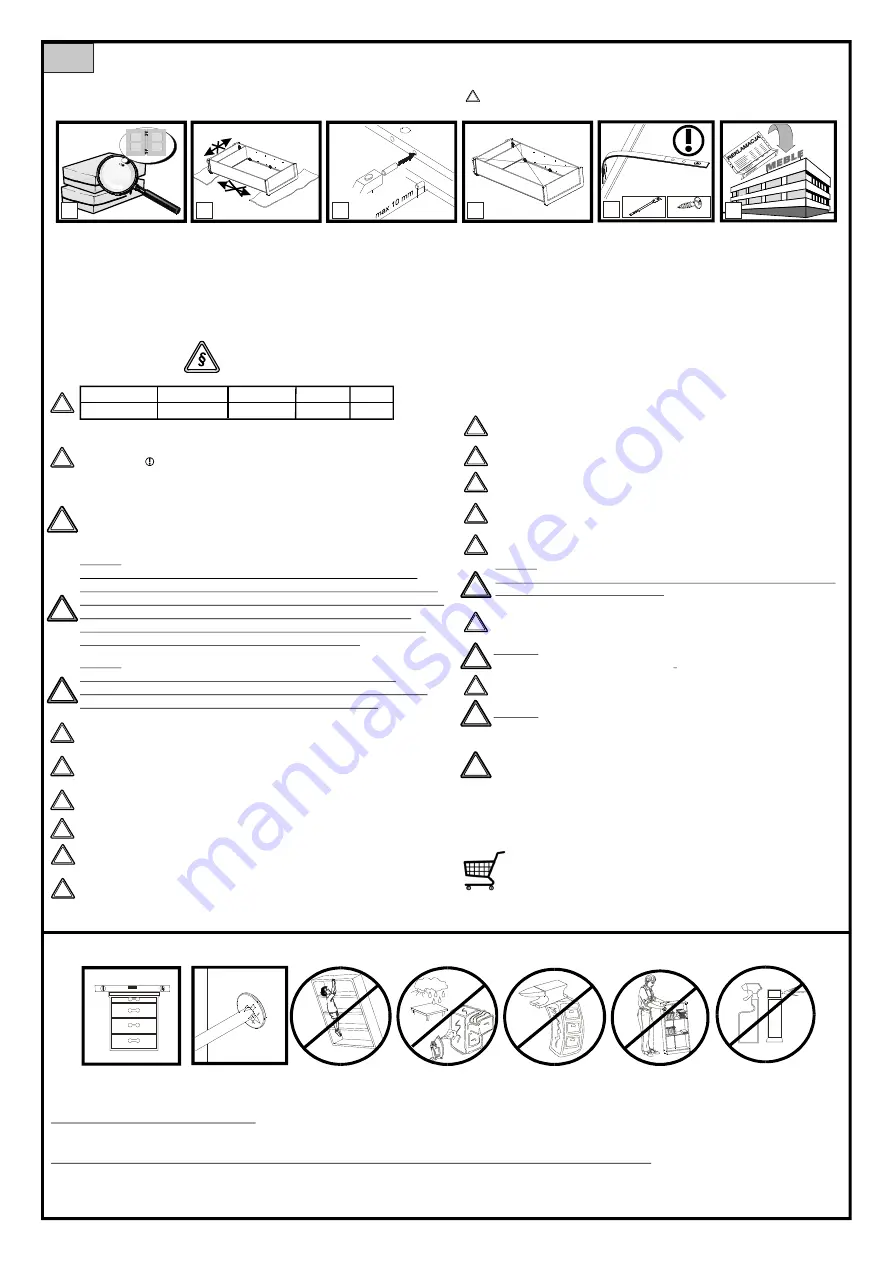 agatameble LOFT B156-REG1D1S Assembly Instructions Manual Download Page 2