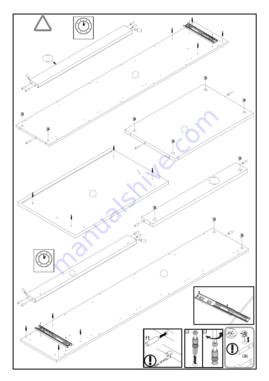 agatameble LOFT B156-REG1D1S Assembly Instructions Manual Download Page 4