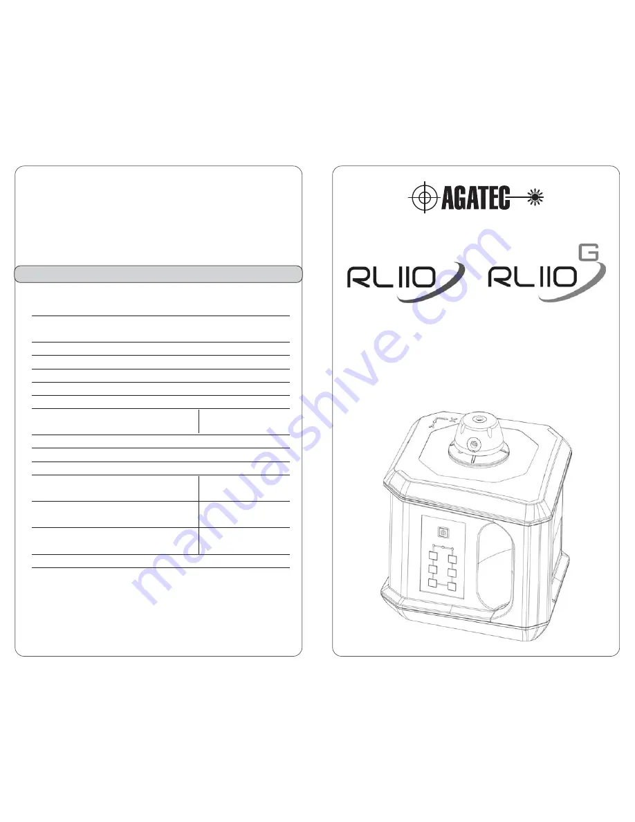 Agatec RL100 G User Manual Download Page 37