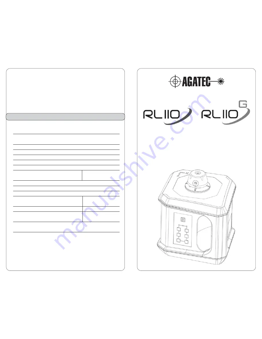 Agatec RL100 G User Manual Download Page 49