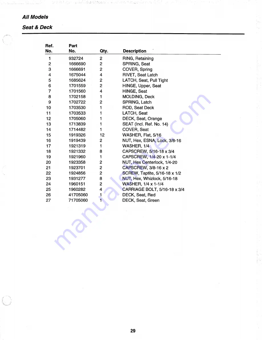 AGCO Allis 1691659 Parts Manual Download Page 31