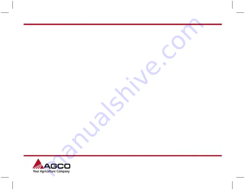 AGCO 3300 Command Settings Manual Download Page 34