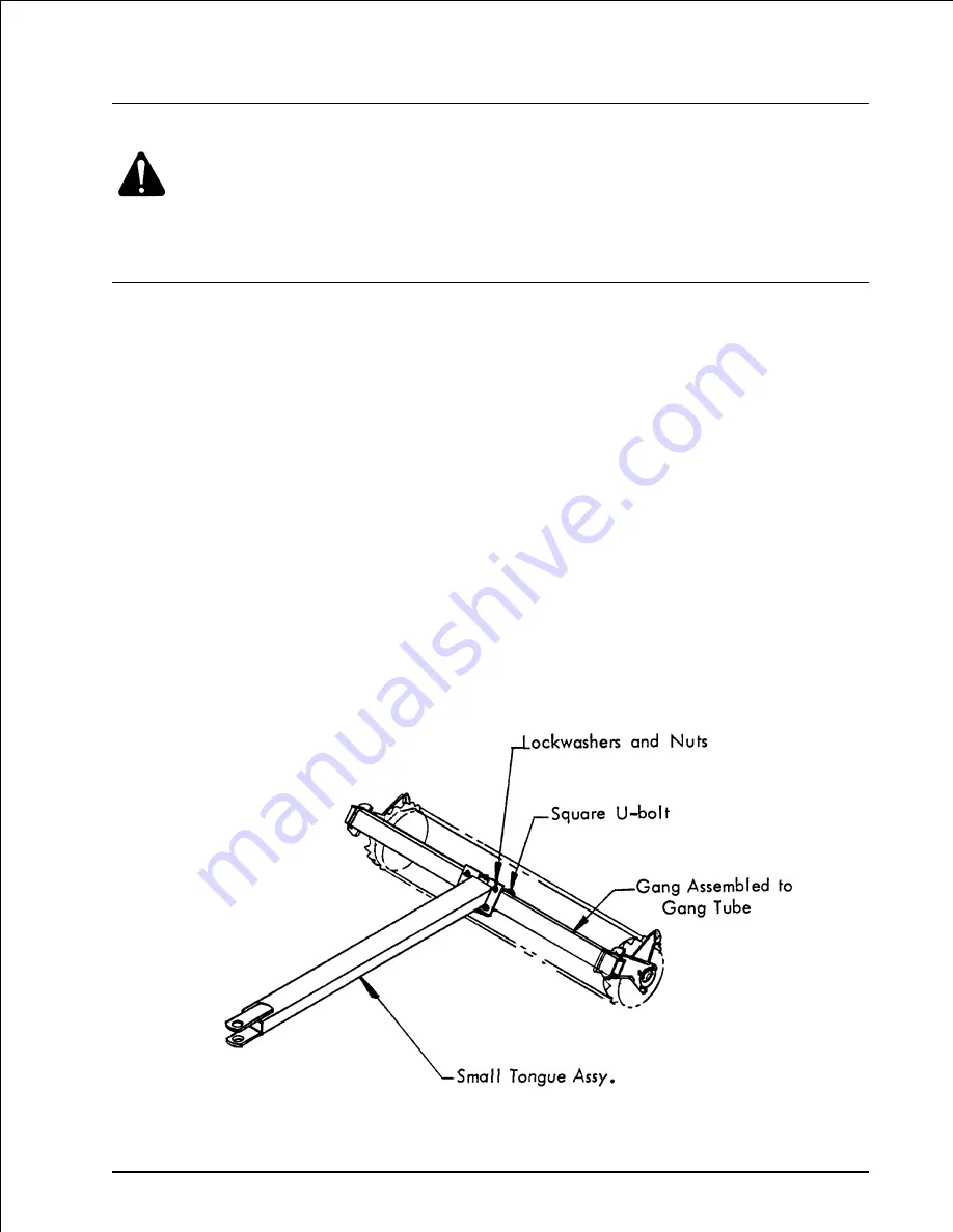 AGCO Glencoe CP40 CULTIPACKER Operator'S Manual Download Page 19