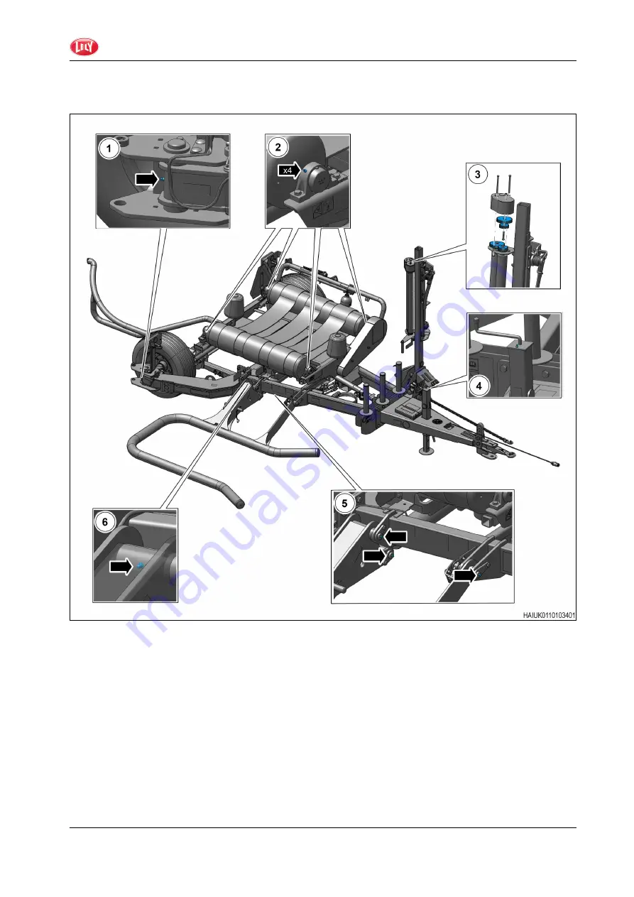 AGCO LELY ATTIS PT 130 Operator'S Manual Download Page 65