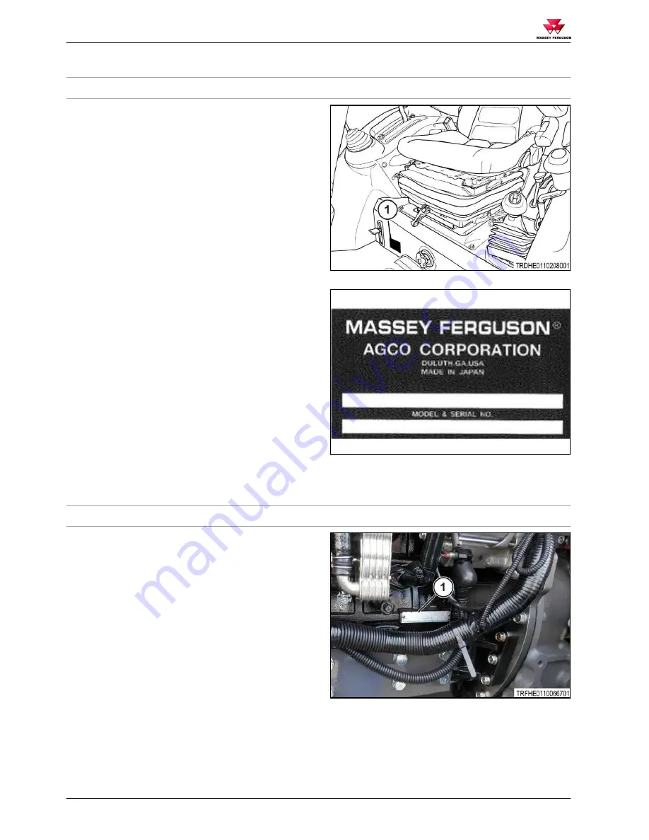 AGCO Massey Ferguson 1700M Series Workshop Service Manual Download Page 27