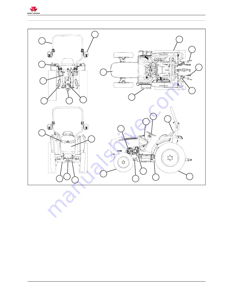 AGCO Massey Ferguson 1700M Series Workshop Service Manual Download Page 50