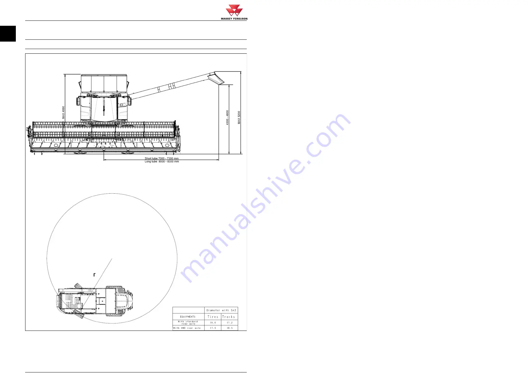 AGCO MASSEY FERGUSON 7380 CENTORA Combine Series Скачать руководство пользователя страница 16