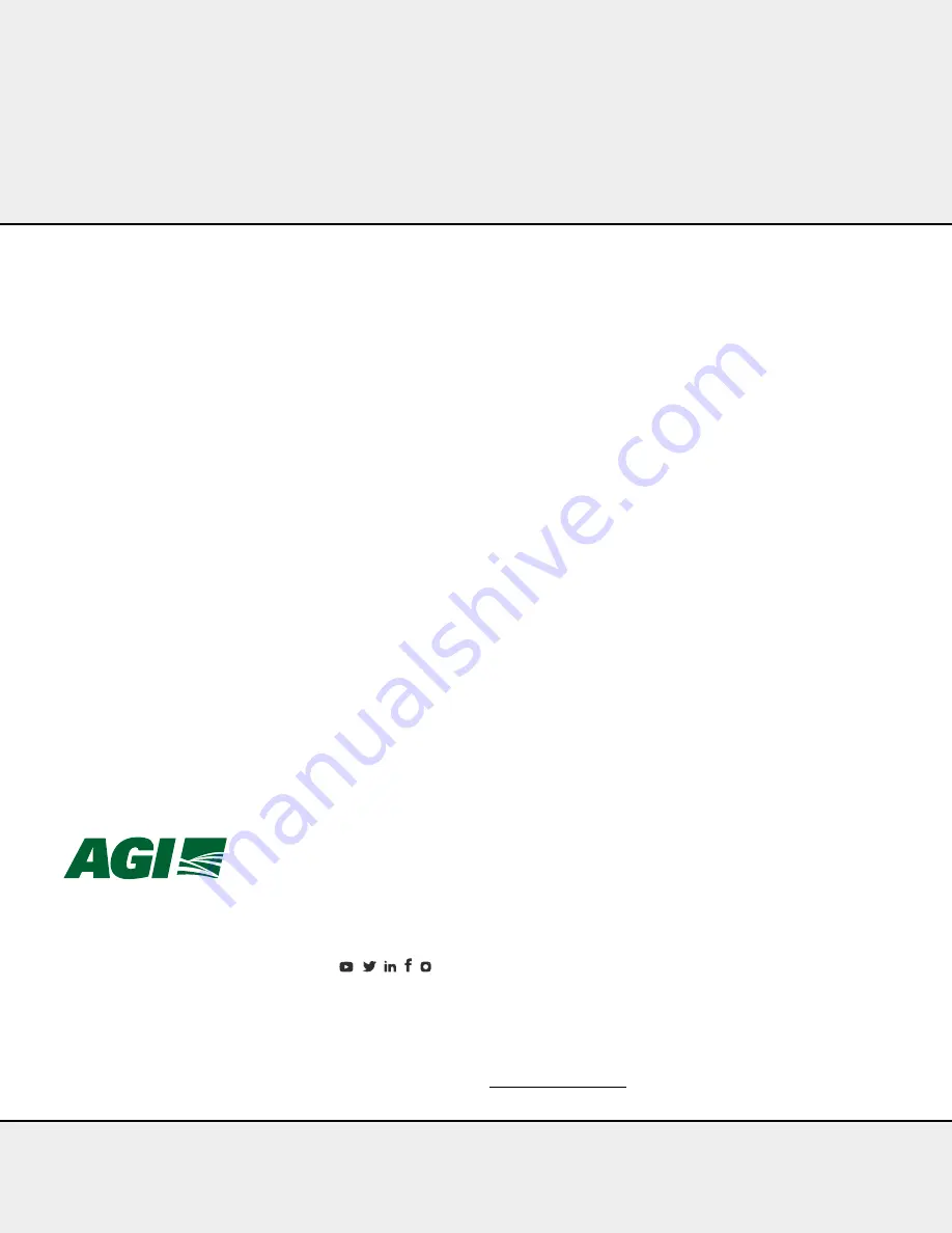 AGI GGH-8361LO Installation, Operation, And Parts Manual Download Page 62