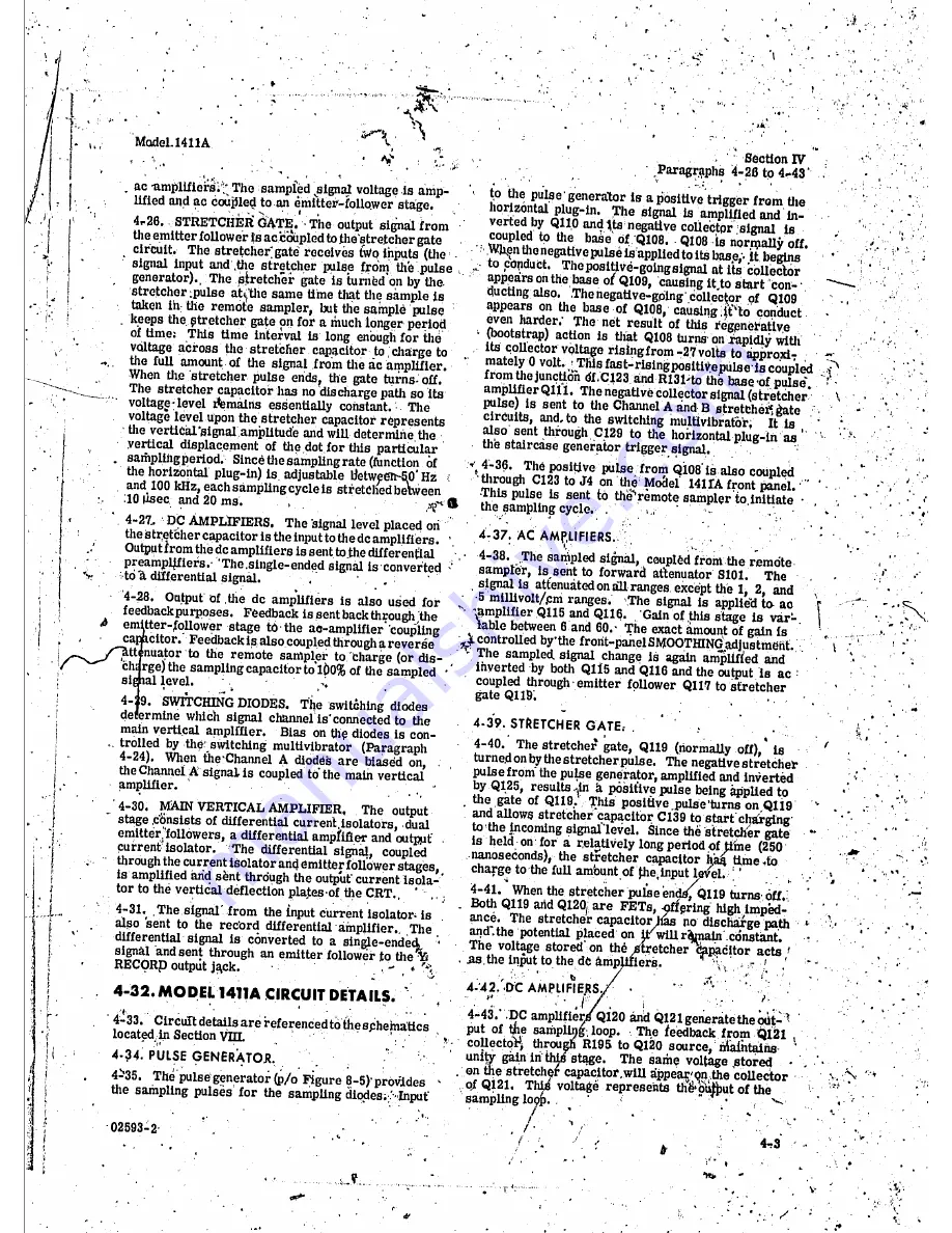 Agilent Technologies 1411A Operating And Service Manual Download Page 24