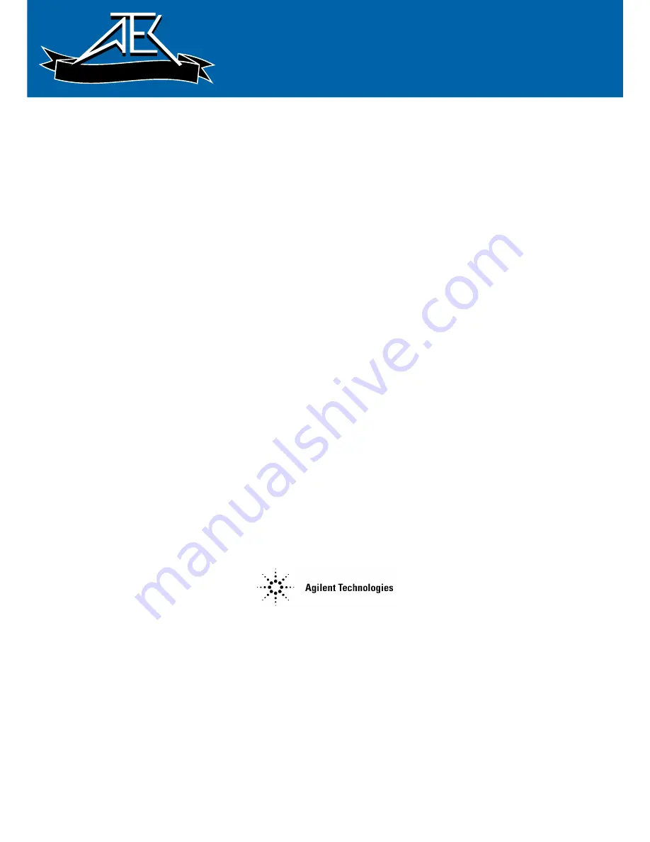 Agilent Technologies 16092A Operation And Service Manual Download Page 1