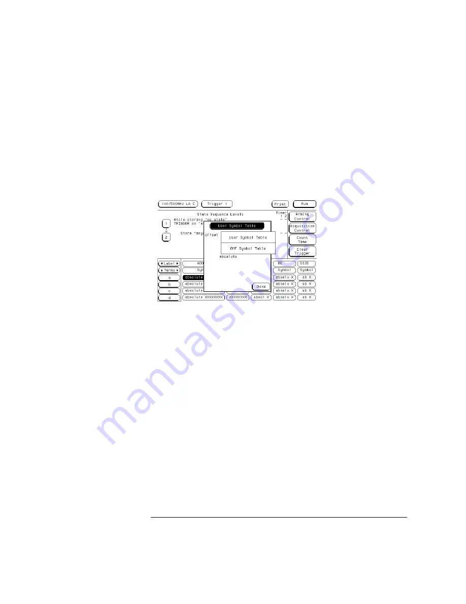 Agilent Technologies 1670E Series User Manual Download Page 605