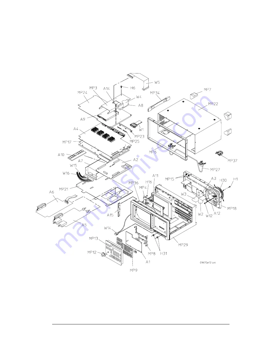 Agilent Technologies 1670G Series Скачать руководство пользователя страница 166