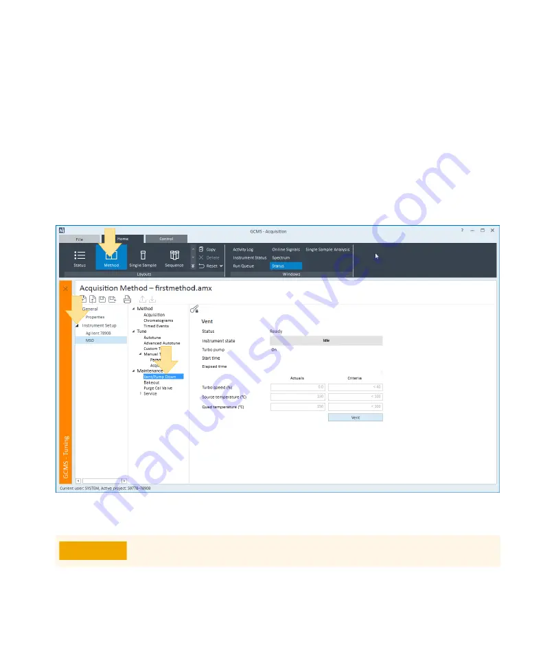 Agilent Technologies 5975 Series Operating Manual Download Page 107