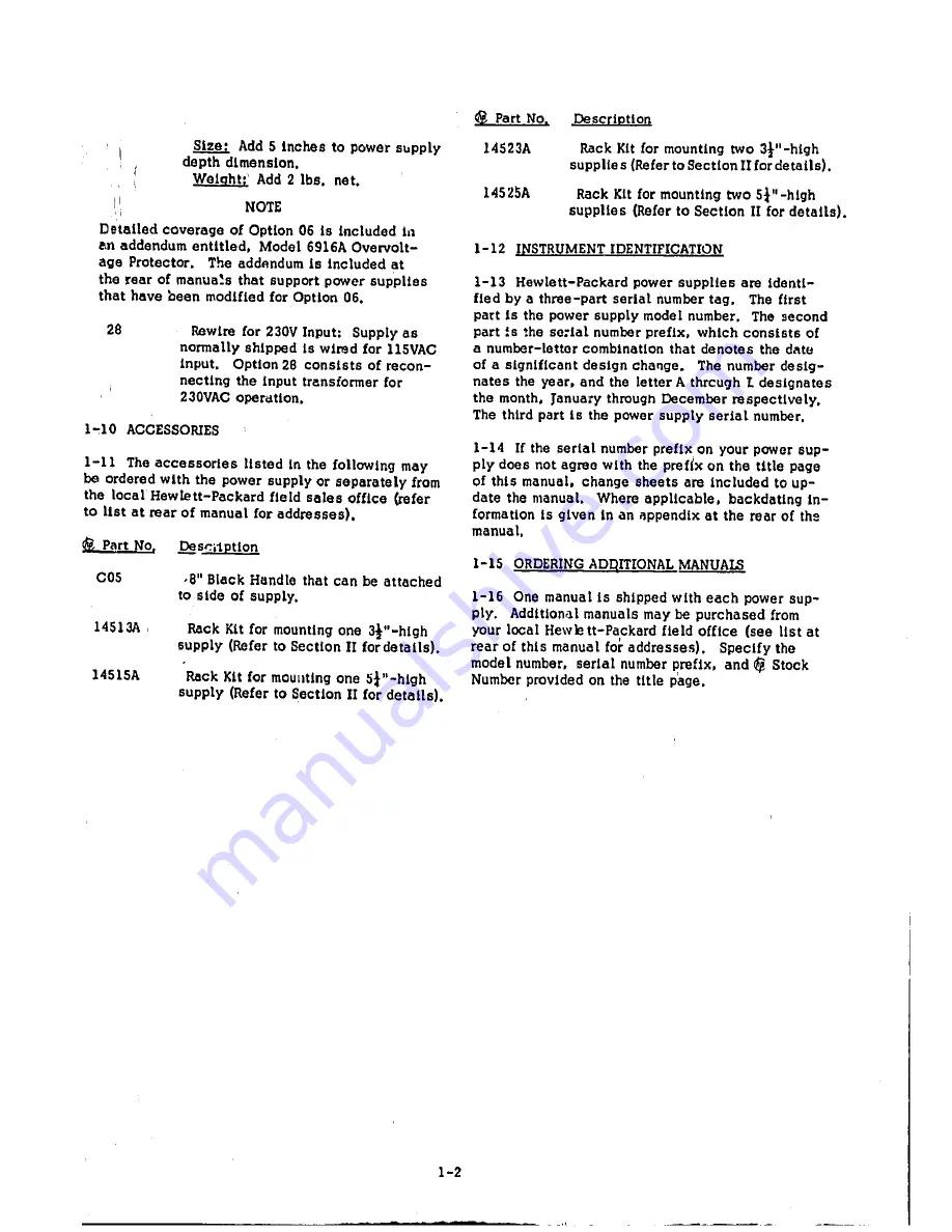 Agilent Technologies 6111A Service Manual Download Page 7