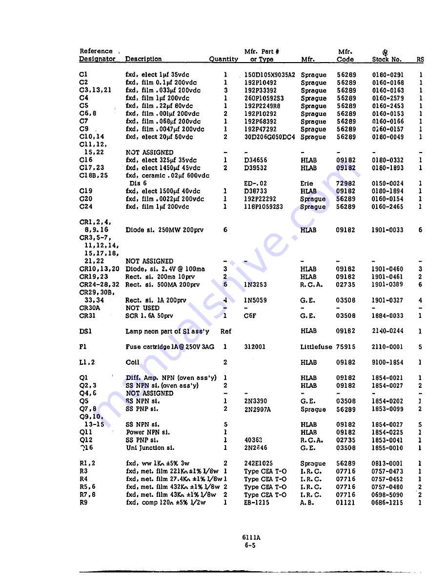 Agilent Technologies 6111A Service Manual Download Page 38