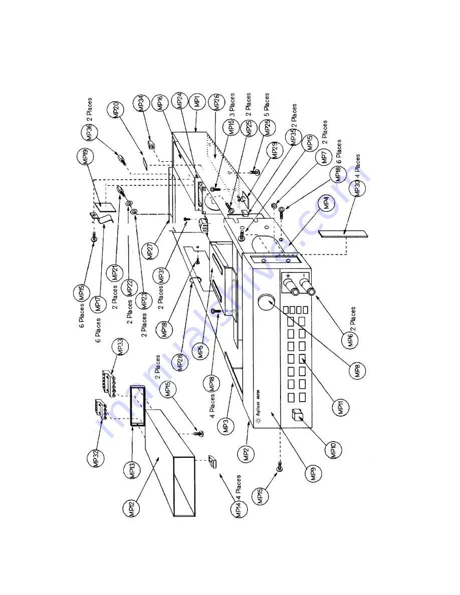 Agilent Technologies 6612B Service Manual Download Page 57