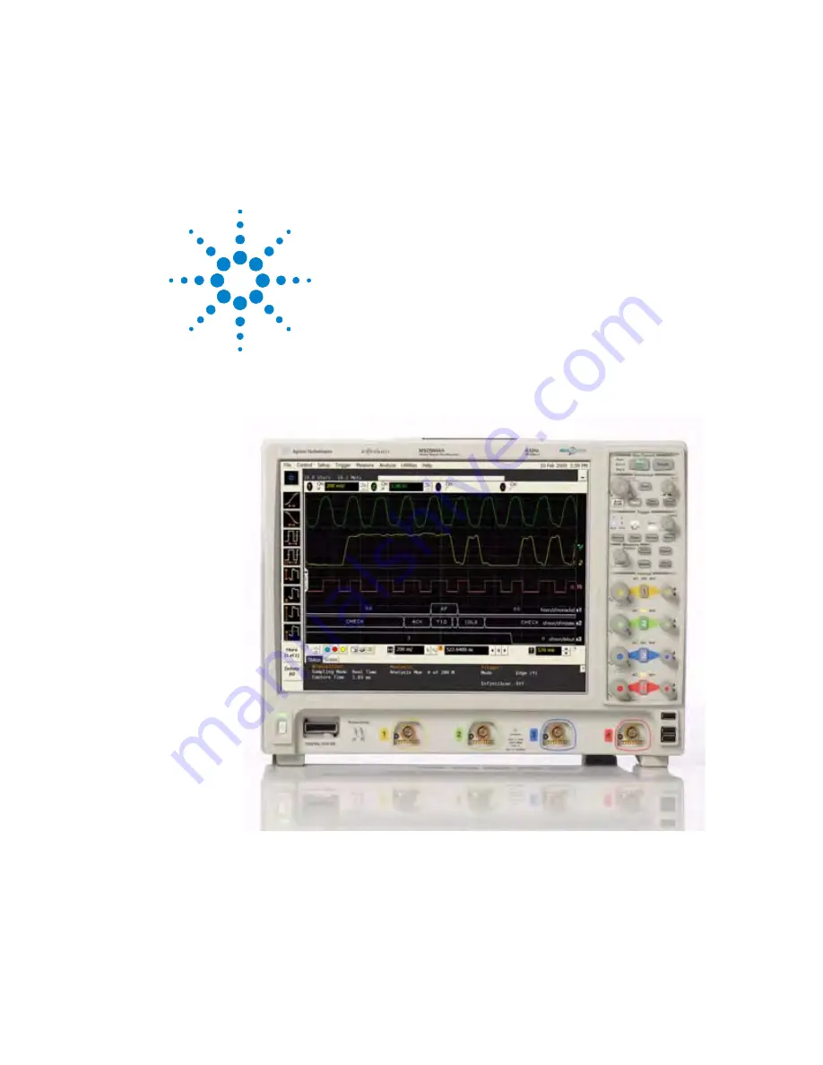 Agilent Technologies DSO9024H Скачать руководство пользователя страница 1